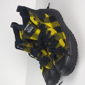 CONVERSE X WOOLRICH Ctas Chelsea Boots Yellow Black Check